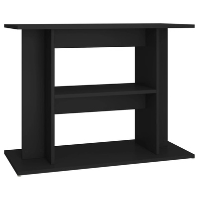 Szafka pod akwarium, czarna, 80x35x60 cm