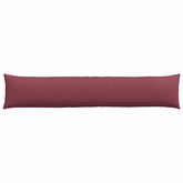 Poduszki na sofę 2 pcs Czerwone wino 200 x 40 cm tkanina