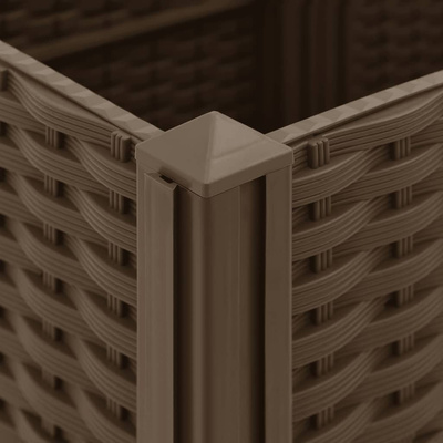 Donica do podniesionej rabaty, 120x40x38 cm, polipropylen