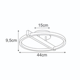Lampa sufitowa K-8231 z serii TIVOLI