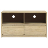 vidaXL Szafka pod TV SAUDA, kolor dębu, 99x43x55 cm, drewno sosnowe