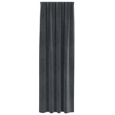Zasłony zaciemniające 2 pcs Jasnoszary 140 x 245 cm Aksamit
