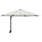 Parasolka ogrodowa piaskowy 248 x 248 x 148 cm Poliester i Stal