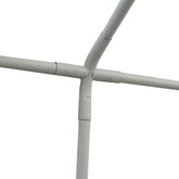 Namiot ogrodowy z PVC, 4x6 m, czerwono-biały