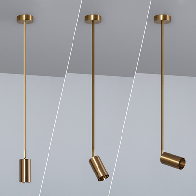 Lampa Wisząca Złota 80cm GU10 Spot Abruzzo Fin