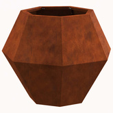 Donica 2 pcs Rdzawy 50 x 50 x 40 cm