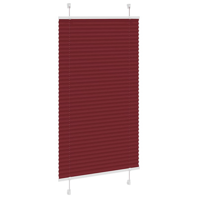 Roleta plisowana Bordowy Czerwony 70x100 cm Szerokość tkaniny