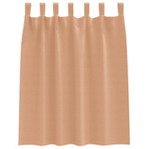 Firany blackout z kółkami 2 pcs Jasny Brąz 140 x 140 cm