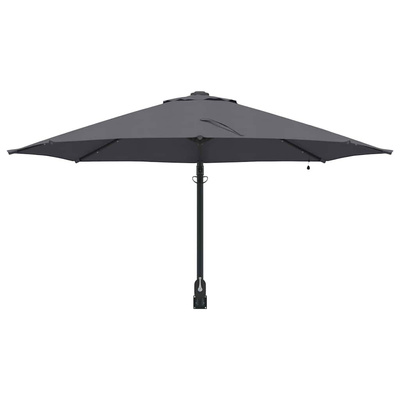 Parasolka ogrodowa Antracyt 248 x 248 x 148 cm Poliester i Stal