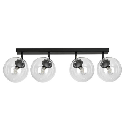 Lampa sufitowa  TOFI 4 BL TRANSPARENT