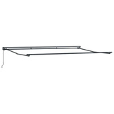 Rama markizy Z regulacją Antracyt 5 x 3 m Stal