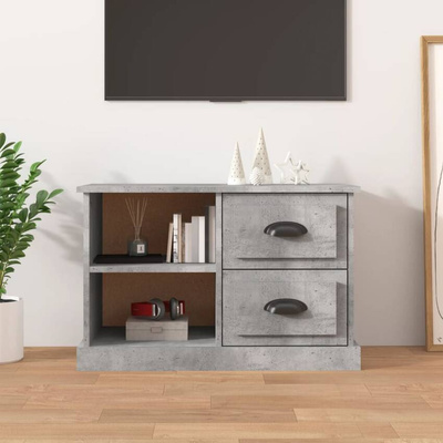 vidaXL Szafka pod TV, szarość betonu, 73x35,5x47,5 cm