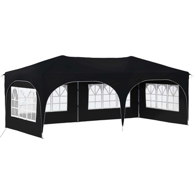 Namiot imprezowy rozkładany 575 x 288 x 245 cm antracytowy