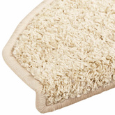 Samoprzylepne maty na schody Półokrąg 15 pcs Jasny Brąz