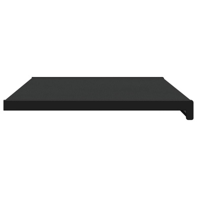 Parapet okienny Czarny z rysunkiem drewna 60 x 40 x 4,5 cm PVC