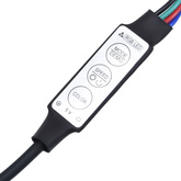 vidaXL Szafka pod TV z oświetleniem LED, biała, 60x35x40 cm