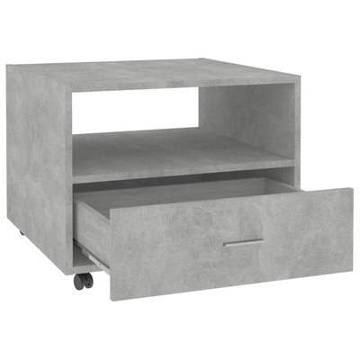 vidaXL Stolik kawowy, betonowy, 55,5x55x45 cm, materiał drewnopochodny