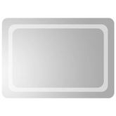 vidaXL Lustro łazienkowe z LED, 70x50 cm
