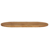 Blat stołu, 100x40x3,8 cm, owalny, lite drewno mango