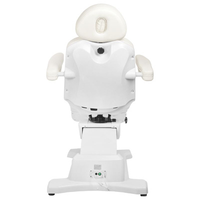 Fotel kosmetyczny elektr. Azzurro 869AS pedi obrotowy 5 siln. biały 114877