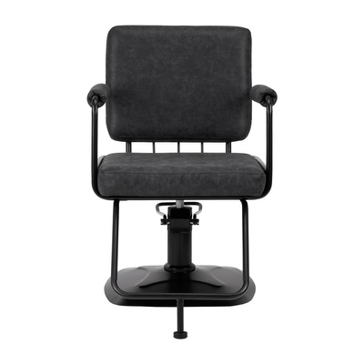 Gabbiano fotel fryzjerski Katania Loft Old Leather czarny 147876