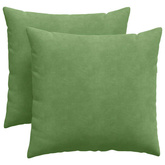 Poduszki na sofę 2 pcs Jasnozielony 45 x 45 cm
