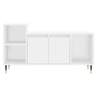 Szafka pod TV, biała, 100x35x55 cm, materiał drewnopochodny vidaXL