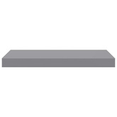 vidaXL Półki ścienne, 4 szt., szare, 50x23x3,8 cm, MDF