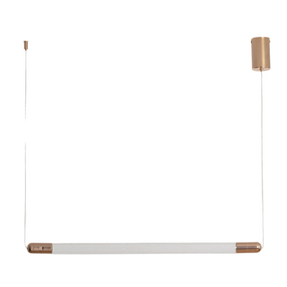 Lampa wisząca pozioma szklana złota 2.5W 3000K Abruzzo Jacob