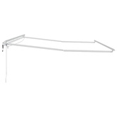 Rama markizy Ze LED Lights Biały 450 × 300 cm Aluminium