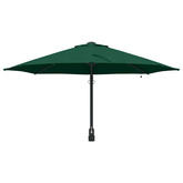 Parasolka ogrodowa Zielony 248 x 248 x 148 cm Poliester i Stal
