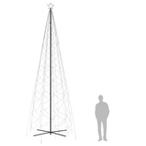 vidaXL Choinka stożkowa, 1400 ciepłych białych LED, 160x500 cm