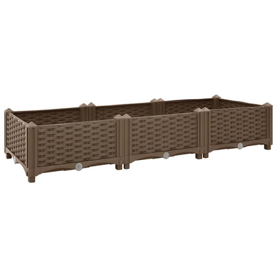 do podniesionej rabaty, 120x40x23 cm, polipropylen Donica