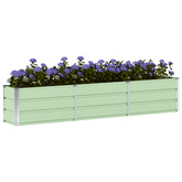 Donica Zielony 240 x 40 x 45 cm Stal