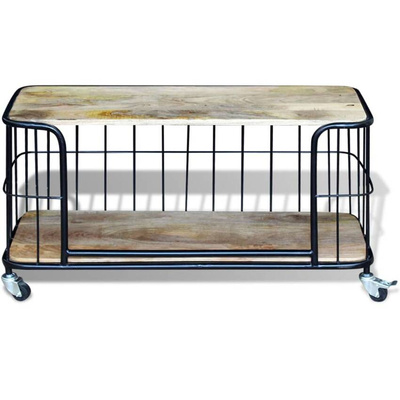 vidaXL Szafka pod TV, drewno mango, 100x40x45 cm