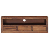 vidaXL Szafka pod TV, 120x30x40 cm, lite drewno sheesham