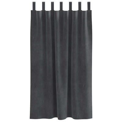 Zasłony zaciemniające 2 pcs Jasnoszary 140 x 175 cm Aksamit