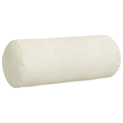 Poduszki Wałkowe 2 pcs Kremowy ? 15 x 40 cm Tkanina sztruksowa
