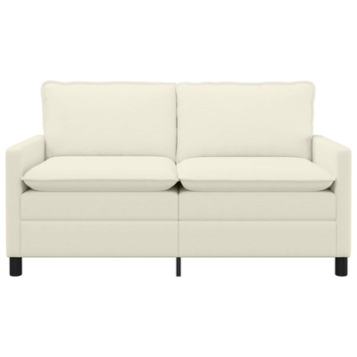 Sofa kremowy 156 x 81 x 87,5 cm tkanina
