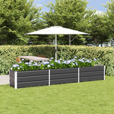 Donica Antracyt 290 x 50 x 45 cm Stal Galwanizowana