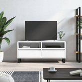 vidaXL Szafka pod TV, biała, 100x34,5x44,5 cm, materiał drewnopochodny model standard