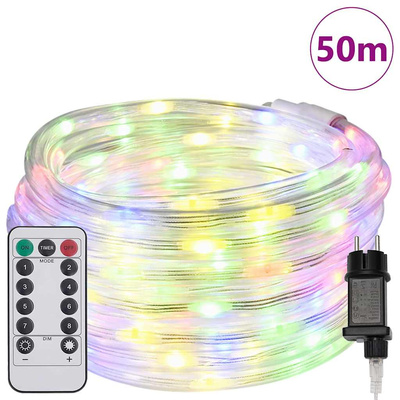 Lina świetlna z 1200 diodami LED Wielokolorowe 50 m PVC