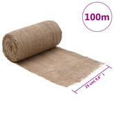 Tkanina jutowa w rolce, 0,25x100 m, 100% juta, 200 g/m?