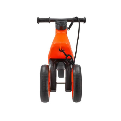 FWRider Super Sport 515739 Kolor: Orange / Pomarańczowy z pomarańczowymi felgami Rowerek biegowy Jeździk 2w1 Ciche koła + Pasek do noszenia dla Rodzica