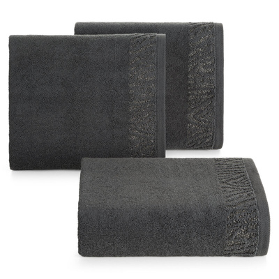 Ręcznik Margo stalowy 70x140