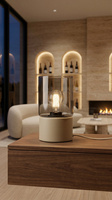 Designerska lampka do wnętrz na 1 źródło światła K-6055 z serii DEX