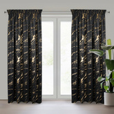 Zasłona Molly czarna 140x270