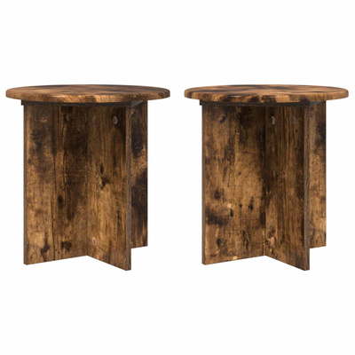 Stojak na rośliny 2 pcs Dąb wędzony 40 x 40 x 40 cm