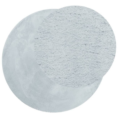 vidaXL Dywan HUARTE z krótkim włosiem, niebieski, Ø 100 cm