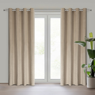 Zasłona Ariadna beżowa 140x250